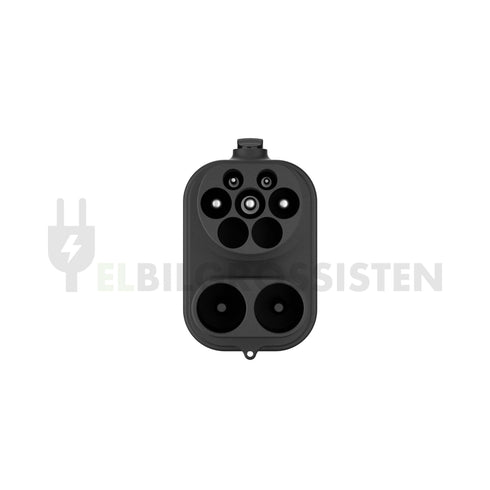 CCS2 til CCS1 hurtiglader adapter - 250kW - CCS 2 kontakt front - Elbilgrossisten